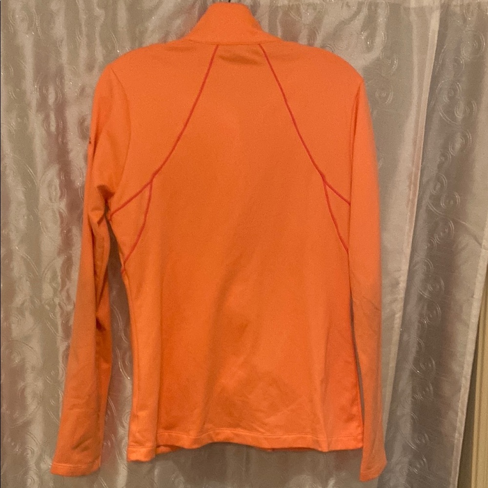 Under Armour Pebble Beach Golf Links Women's Orange Jacket Size Medium 🔥 YB5 - Picture 3 of 4